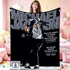 Michael Jackson History World Tour Flannel Printed Blanket Cozy Comfortable Throw Blanket For Bedroom Sofa Bed Party Decor New Year Gift