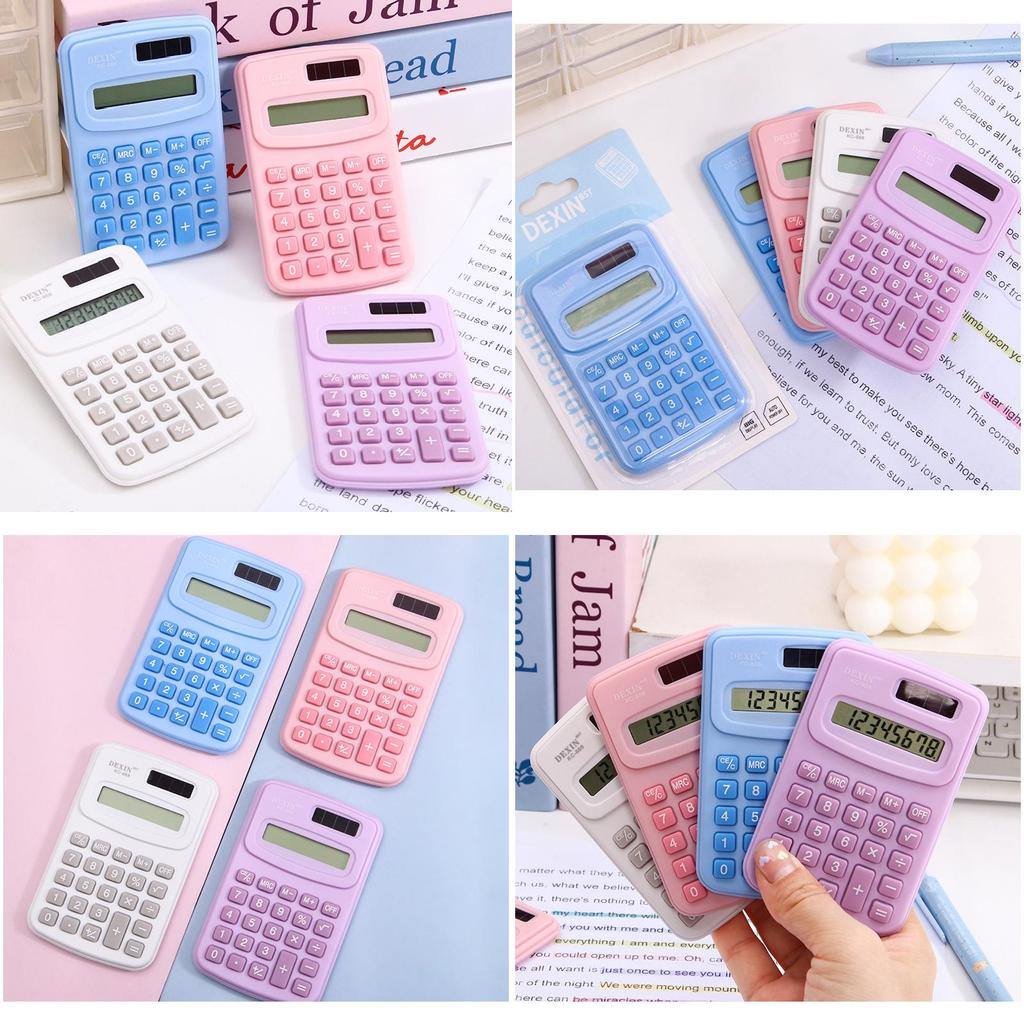 Cute Mini Colorful Calculator For Students Portable Slim Design Ideal For Kids And Gifts