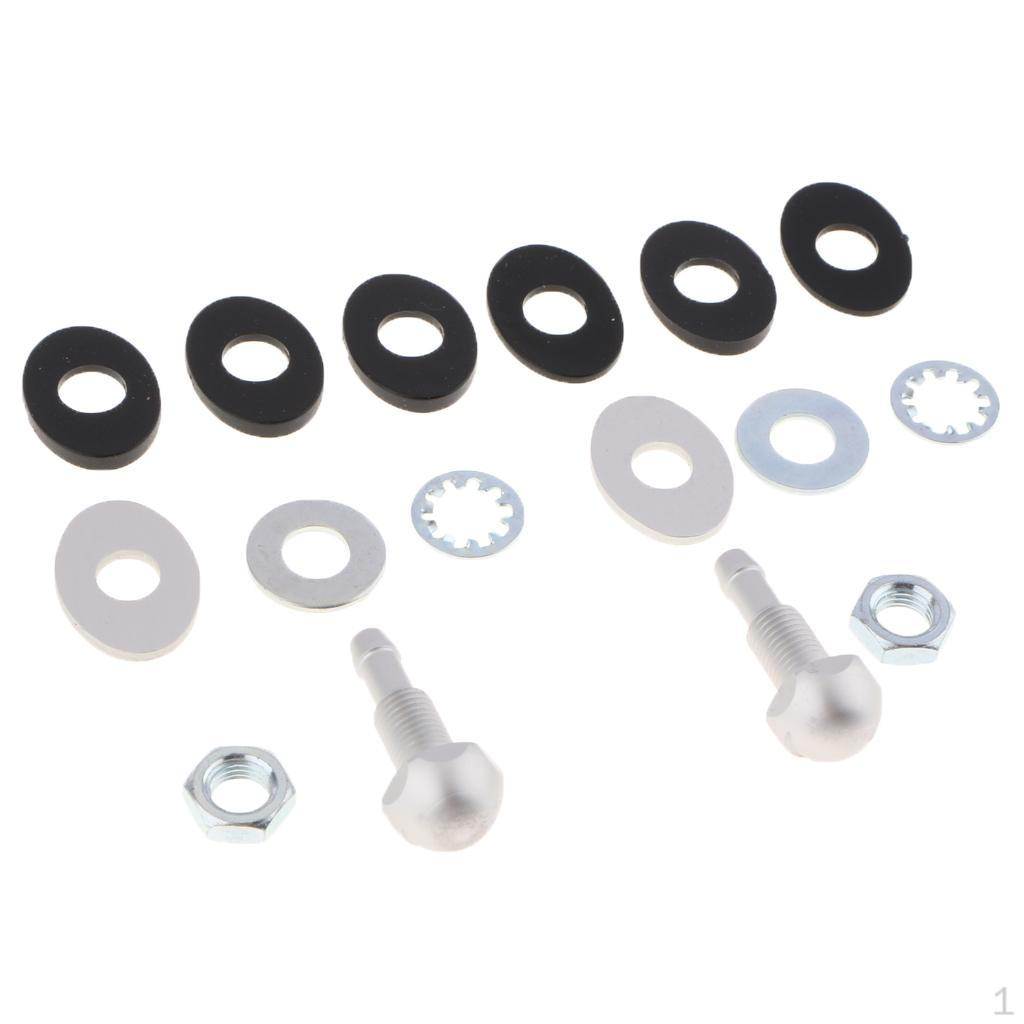 

Car Front Hood Washer Sprayer Nozzle серебряный