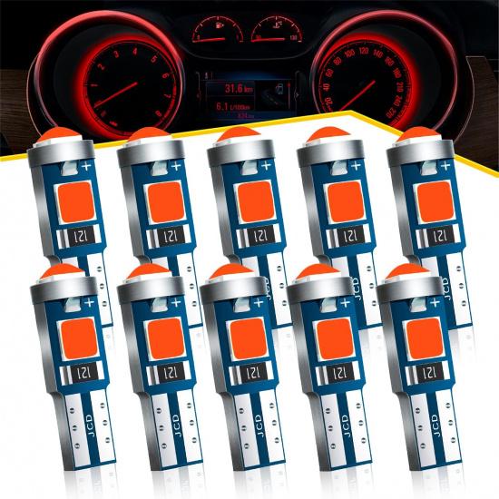 Antline T5 37 74 2721 PC74 PC37 LED Bulb White, Super Bright Canbus Error Free 12 Volt Replacements for Interior Dashboard Indicator trument Panel