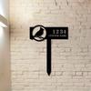 Custom Metal Sign Wall Art Home Decor Garden Patio Outdoor Decoration Personalized Gift House Number Plaque