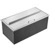 36"x18"x14" Drop In Ice Chest Ice Cooler Ice Bin Stainless Steel w/Cover
