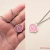 Alloy Heart & Smiley Face Pendant Necklace, Bracelet & Keychain Charm