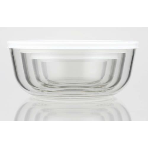 Iwaki Heat-Resistant Glass Storage Container, Medium, 800ml, Pack Bowl, KBC4150-W1
