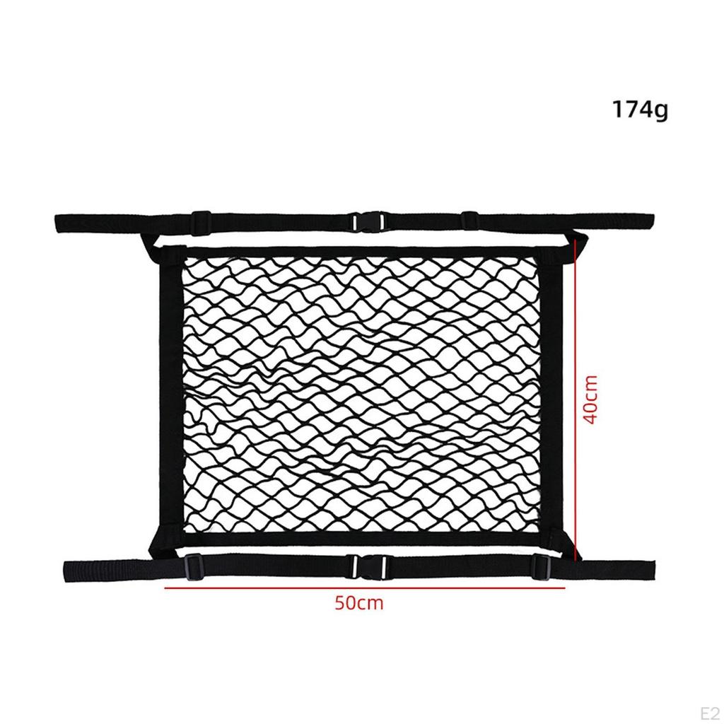Car Auto Seat Net Pocket Bag Universal Saving Space Driving Assistant Convenient Elastic Material
