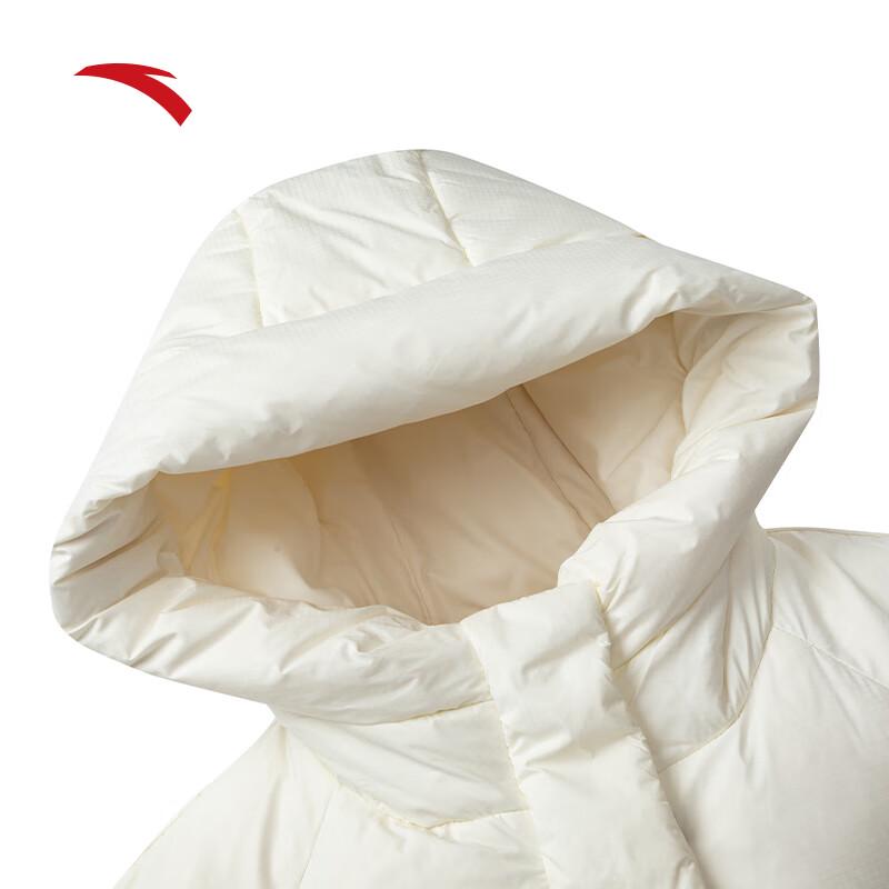 Anta Women's Water-Repellent Hooded Padded Duck Down Jacket