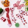 4 Rolls Wired Ribbons 5Yards/Roll Ladybird Ribbon Decorative Ribbon for Gift Wrapping Party Decorations Hair Bows