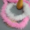2-Layer Fluff Strips Diy Jewelry Material Turkey Fluff Strips Performance Clothing Skirt Accessories Feather Strips
