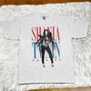 Shania Fierce Fringe Unisex White Cotton T-shirt S-5XL