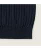 Kaembeulijimembeoseu [Movere X Roliat] Collaboration Collared Short Sleeve Full-Open Sweater Navy Mcwam26612Nav