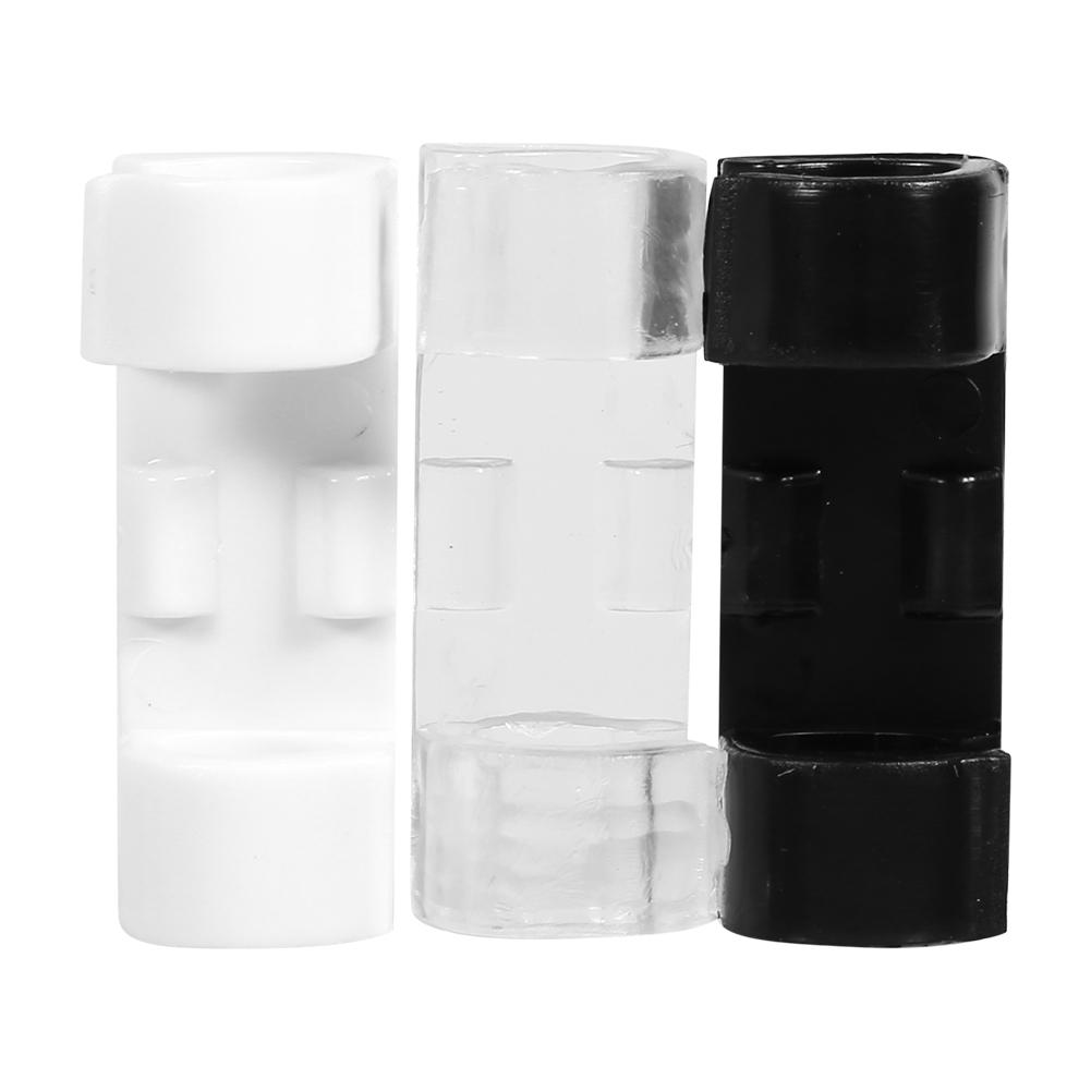 20pcs Wire Tidy Holder Cord Drop Clip Organizer Adhesive Cable Management Clamp 3 Colors