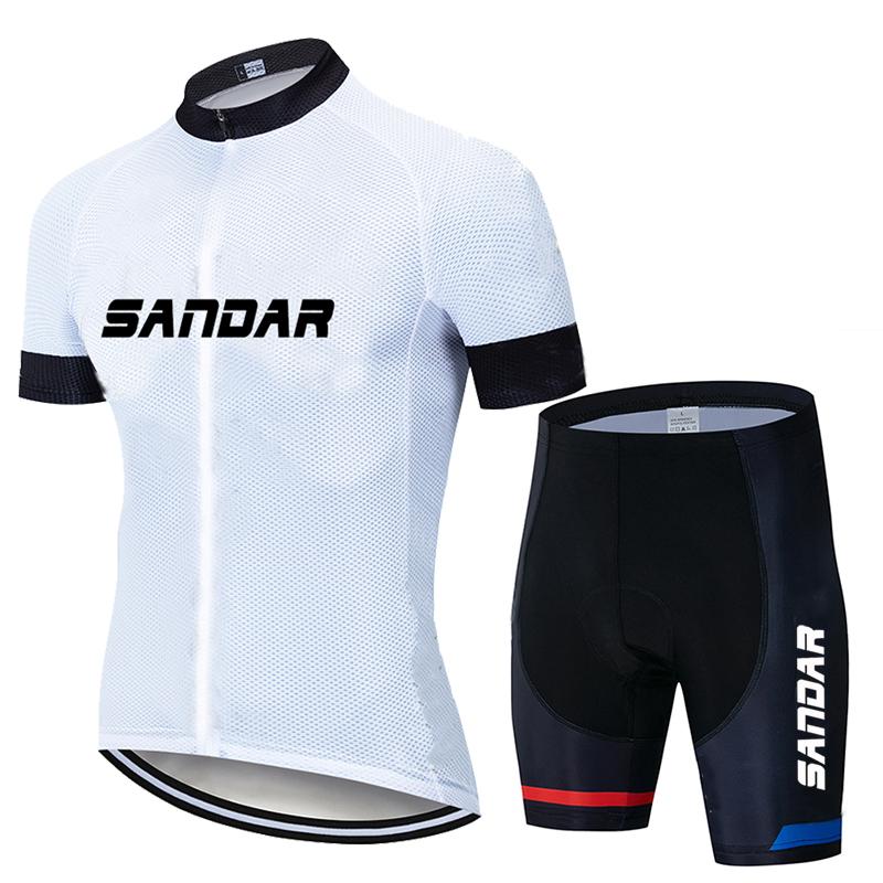 Cycling Jersey Set 2025 New Summer Ropa Ciclismo Men Bicycle Cycling Clothing Short Sleeve Mountain Bike Jersey Sportswear Suit