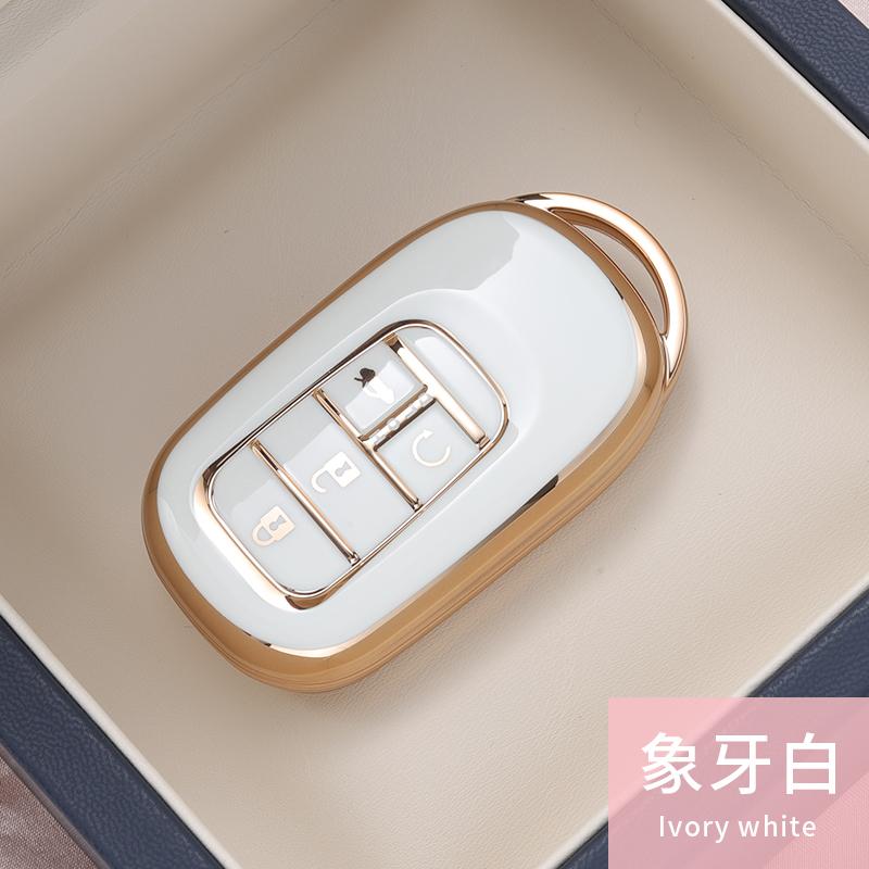 Styling Mouldings New TPU Car Remote Key Case Cover Protect Shell Bag For Honda 2021 2022 Accord Civic Pilot Freed CRV 4 Button