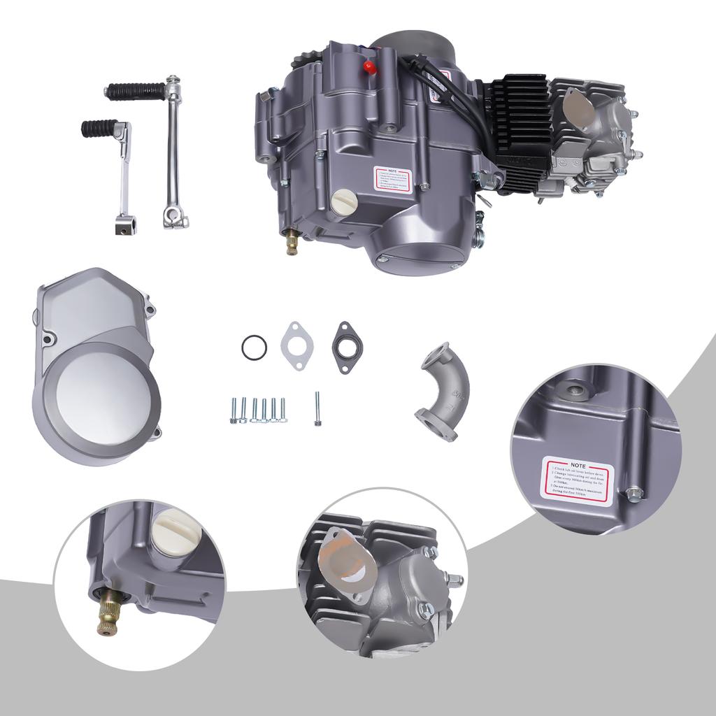 140CC Engine Motor Fit For Pit Dirt Bike SSR Apollo Coolster 125CC XR50 ATC70 ST90K1 CS90 4-Stroke Engine Motor Replacement Kits