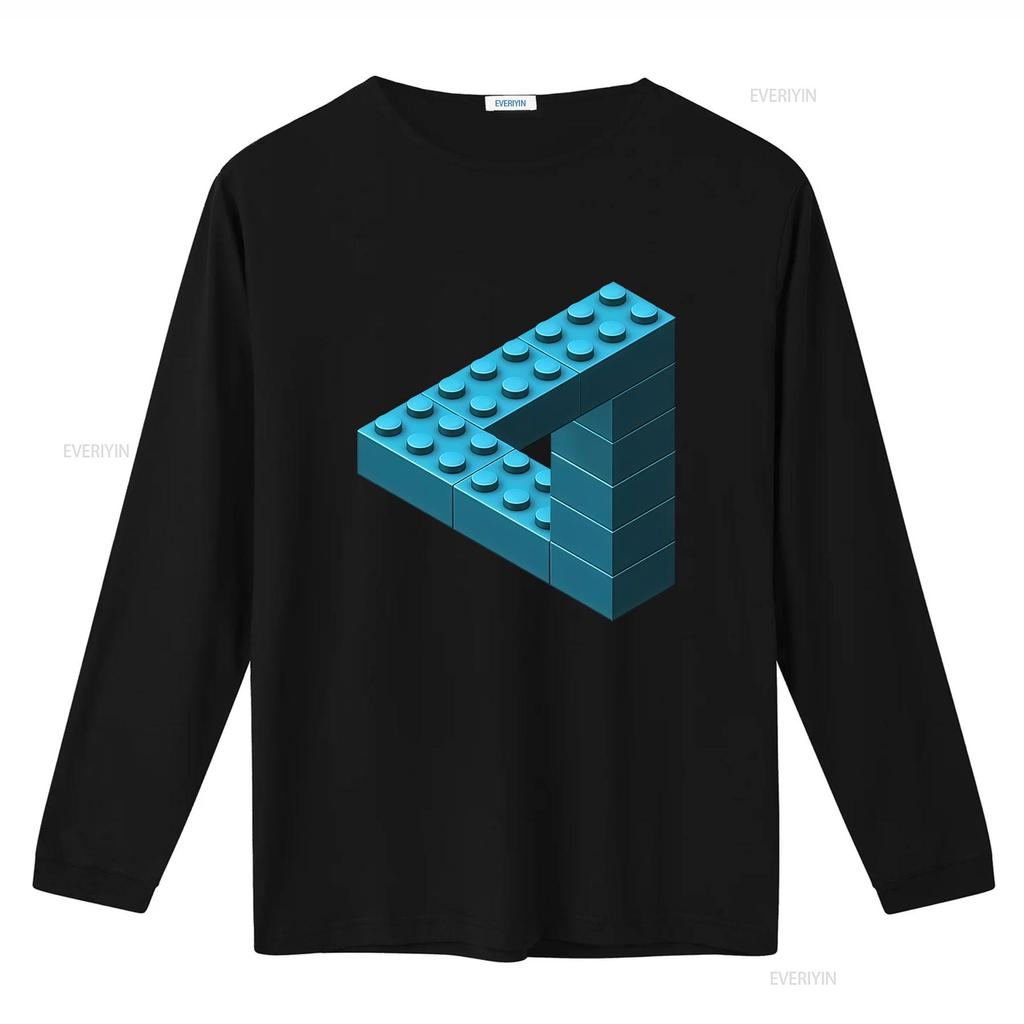 Escher Toy Bricks Aqua S To 5xl Made In The Au Usa T Shirt Vintage Washed Homme Top For Everyday Wear Fashion Streetwear Casual