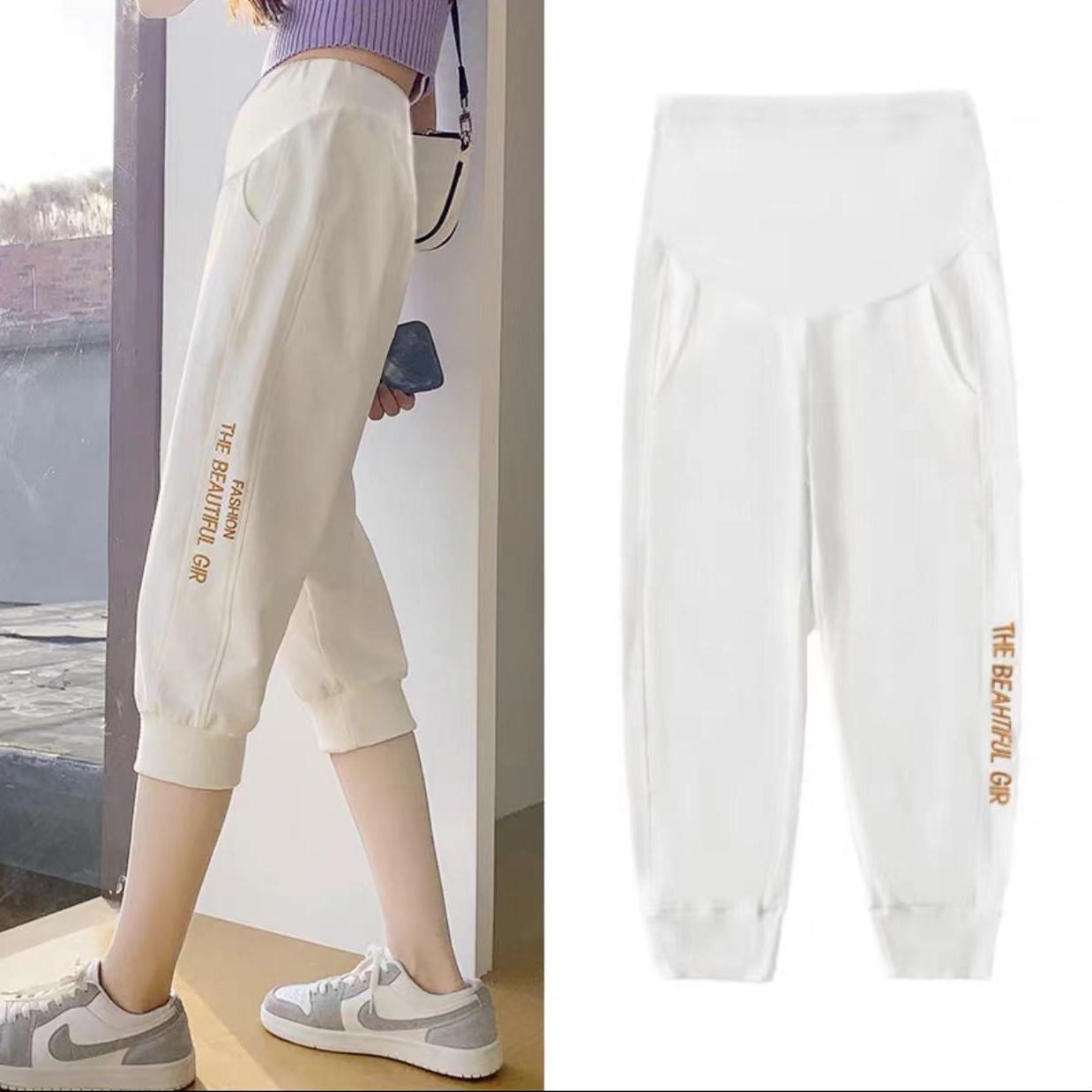 

Спортивные брюки для беременных длиной 7/8 - Весенне-летняя мода, леггинсы и верхняя одежда больших размеров XXL 72.5-82.5 kg