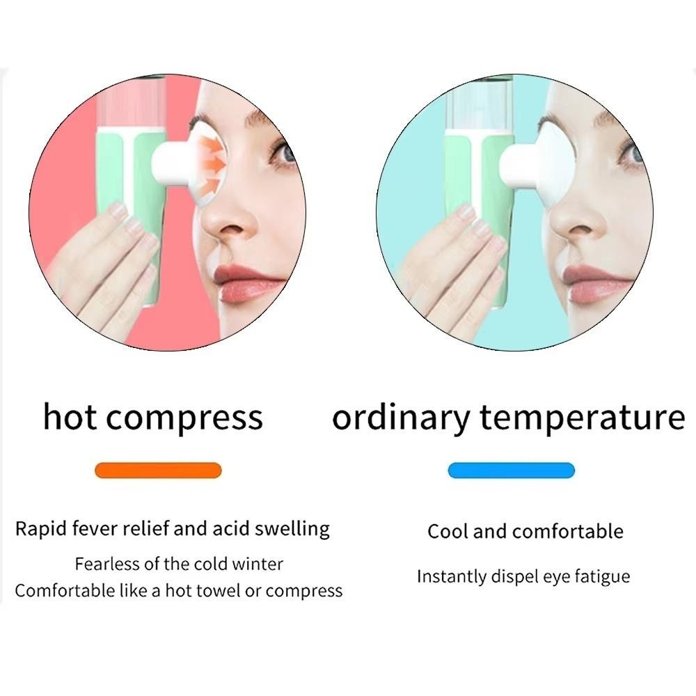 3 Temperature Portable Mist Sprayer Rechargeable Dry Eye Humidifier  Relieve Eye Fatigue
