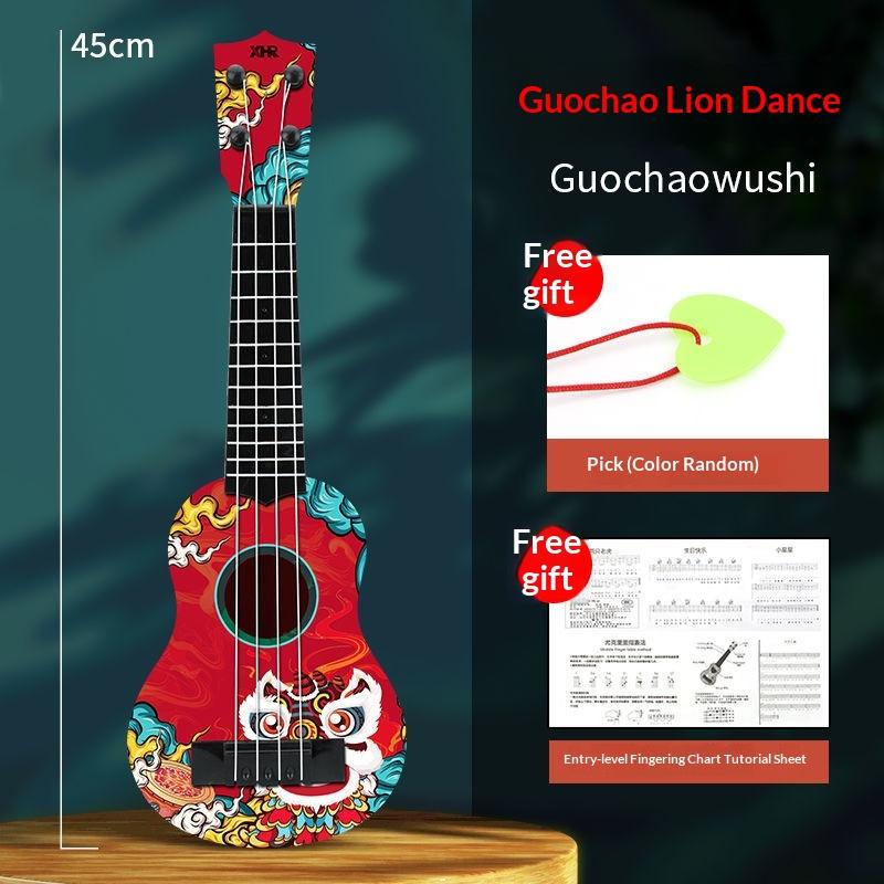 Mini Guitar 4 Strings Classical Ukulele Guitar Toy Musical Instruments For Kids Children Beginners Early Education Small Guitar