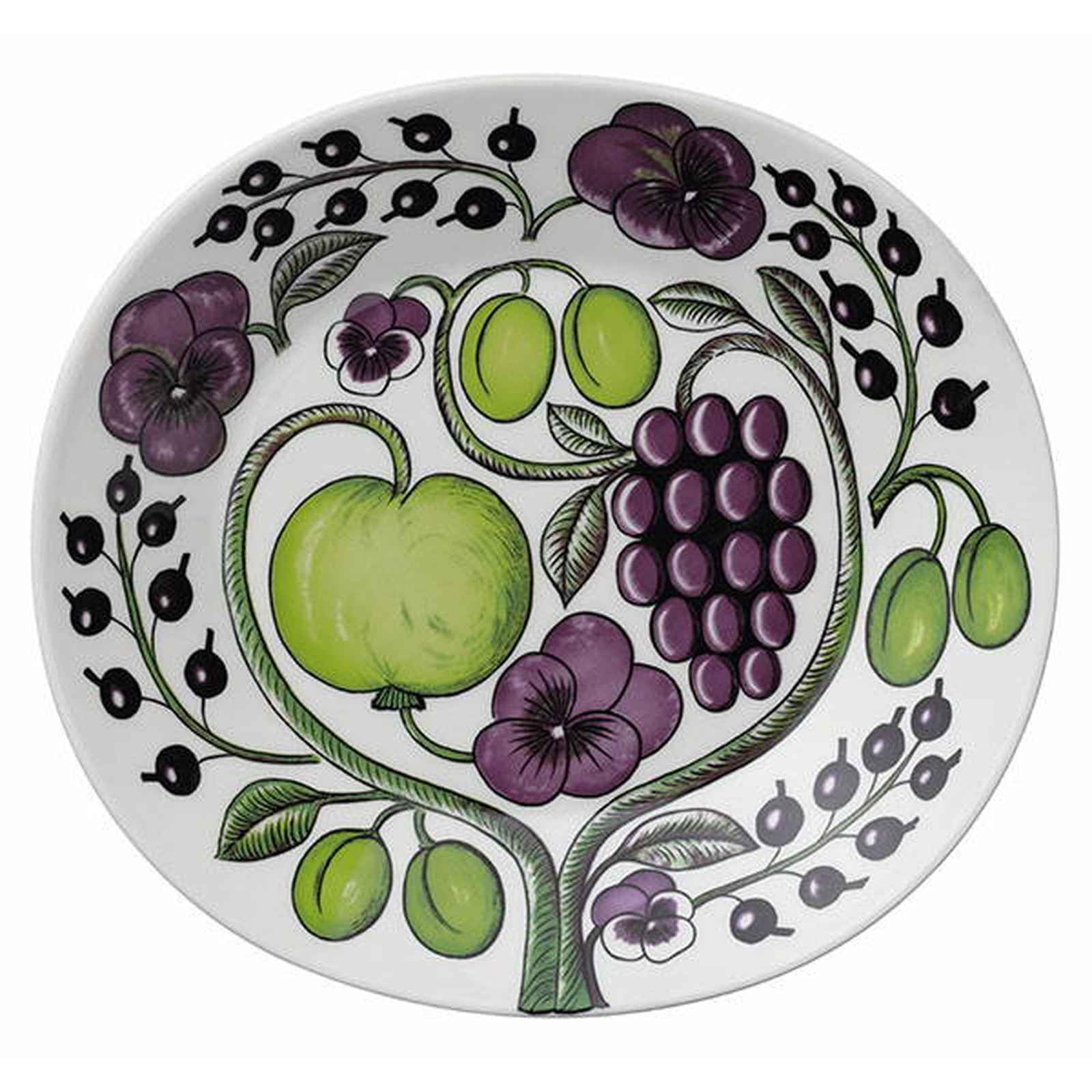

[Officially Imported] Arabia Paratiisi Oval Plate, 25cm, Purple, 1016092