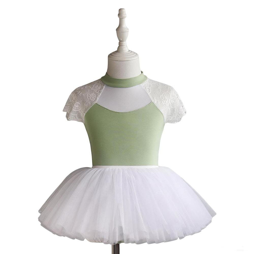 Summer Girls Ballet Tutu Leotard Breathable Gymnastics Dance Wear Fashion Ballet Costume Kids