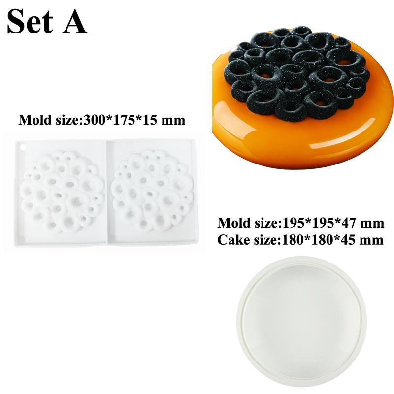 

Формы для торта круглые квадратные или прямоугольные текстуры силиконовые формы для выпечки французских десертов инструменты для украшения муссов