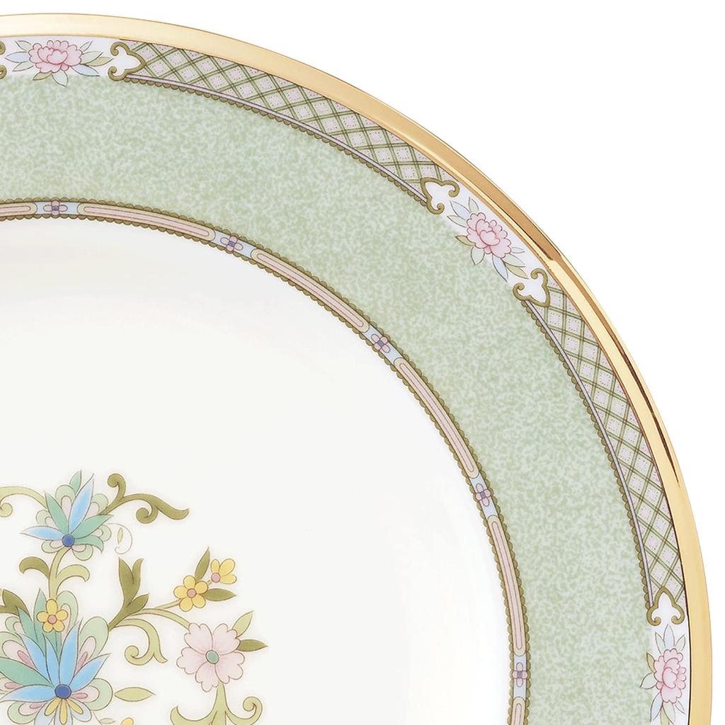 Noritake Yoshino Bone 1 Plate, 22cm, Green, China, Piece, T59511/9983-5