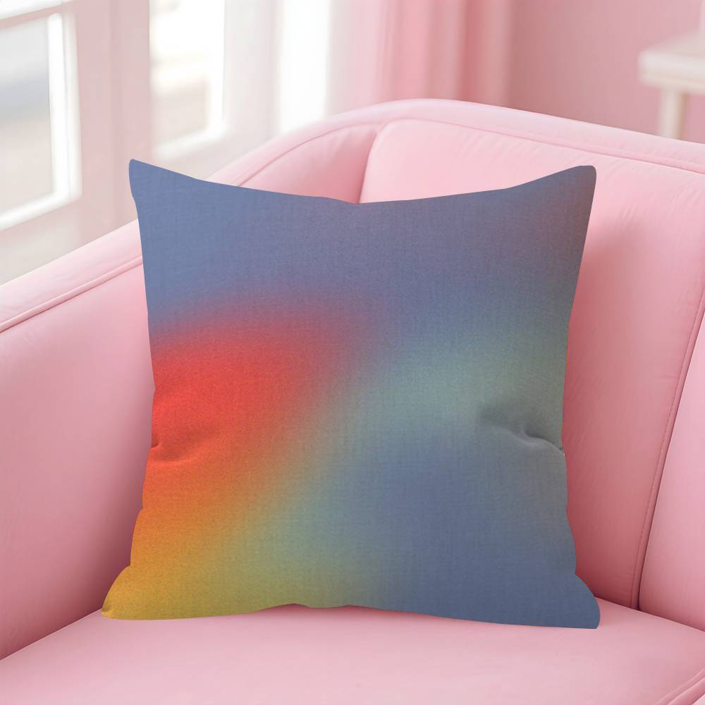 Gradient Halo Pillowcase Toon Gift Cushion Cover Bedroom Home Sofa Chair Seat Decor Pillow Case