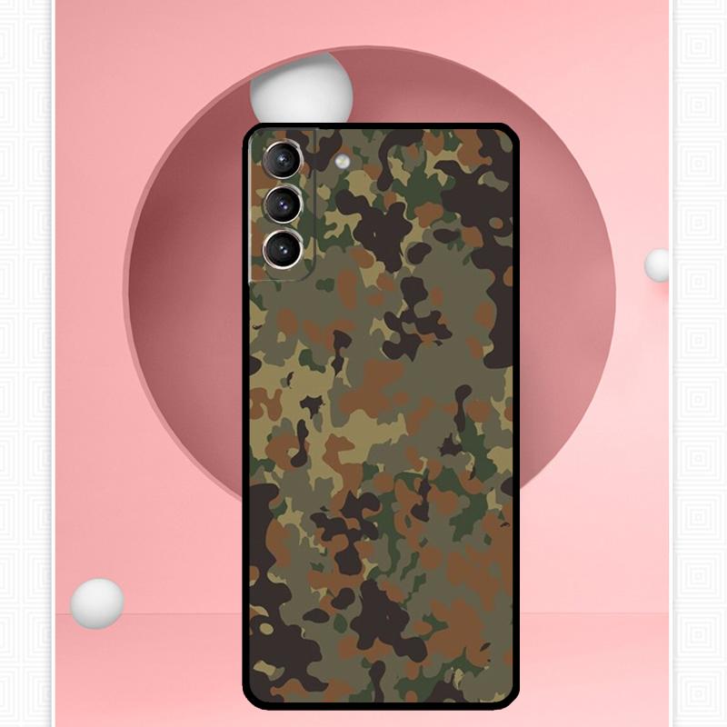 

Камуфляжный чехол Flecktarn для Samsung Galaxy S24 S23 S22 Ultra Note 10 Plus Note 20 S9 S10 S20 S21 FE Задняя крышка Note 10 Plus