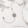 Four-Leaf Clover Enamel Bracelet: Elegant, Fade-Resistant, Versatile, Exquisite Hand Jewelry for Women.