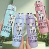 1PC He Left The 99 To Find Me Lamb 750ml Color Plastic Sports Water Bottle Leakproof Flip Straw Lid Suitable for Sports Office Home Use