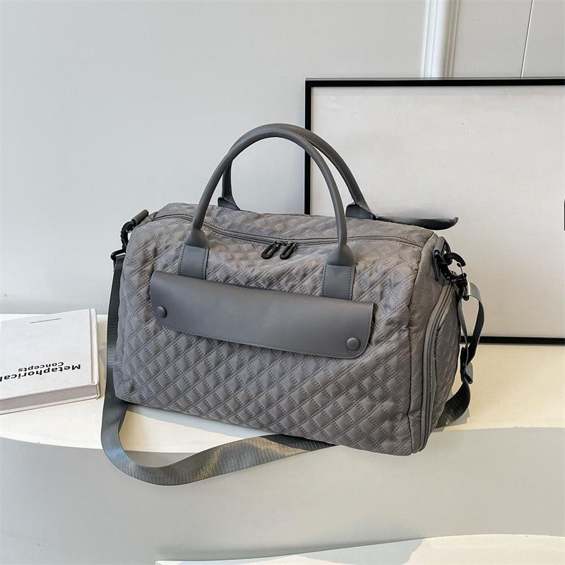Lingge Fitness Bag Dry Wet Separation Swimming Storage Bag Women's Luggage Bag Lightweight Short Travel Bag Crossbody Big Bag Bag