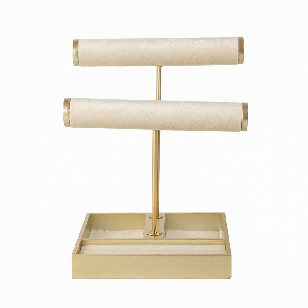 Wooden Base Bracelet Display Stand Elegant for Shop Counters, Photography Props