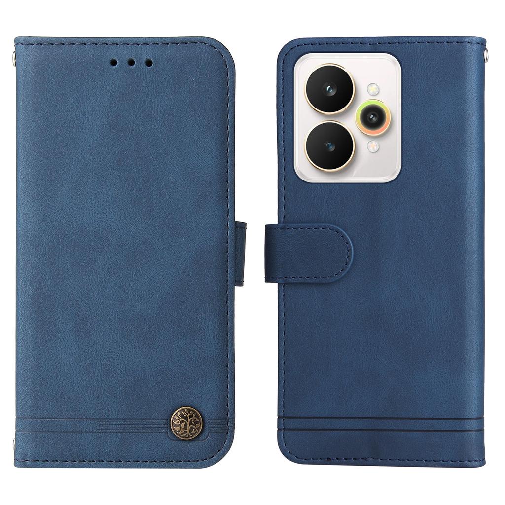 For Realme 15 Pro 5G/Realme 15 5G Leather Wallet Cases Skin Touch Phone Cover Stand with Strap