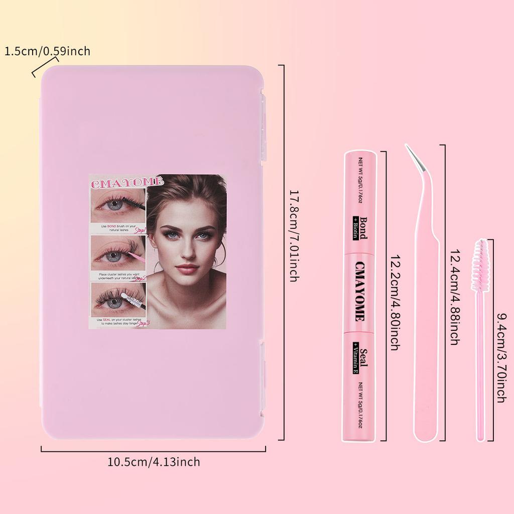 640 Tufts Of D-Curve Single Tufts Of False Eyelashes Segmented Grafting 10-16Mmdiy Thick Eyelashes