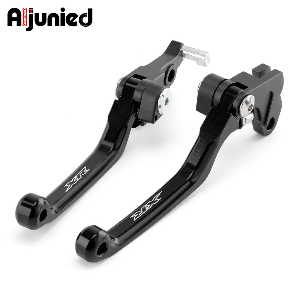 Honda XR650L/XR150L Rally Short Brake & Clutch Levers Bent Horn Version