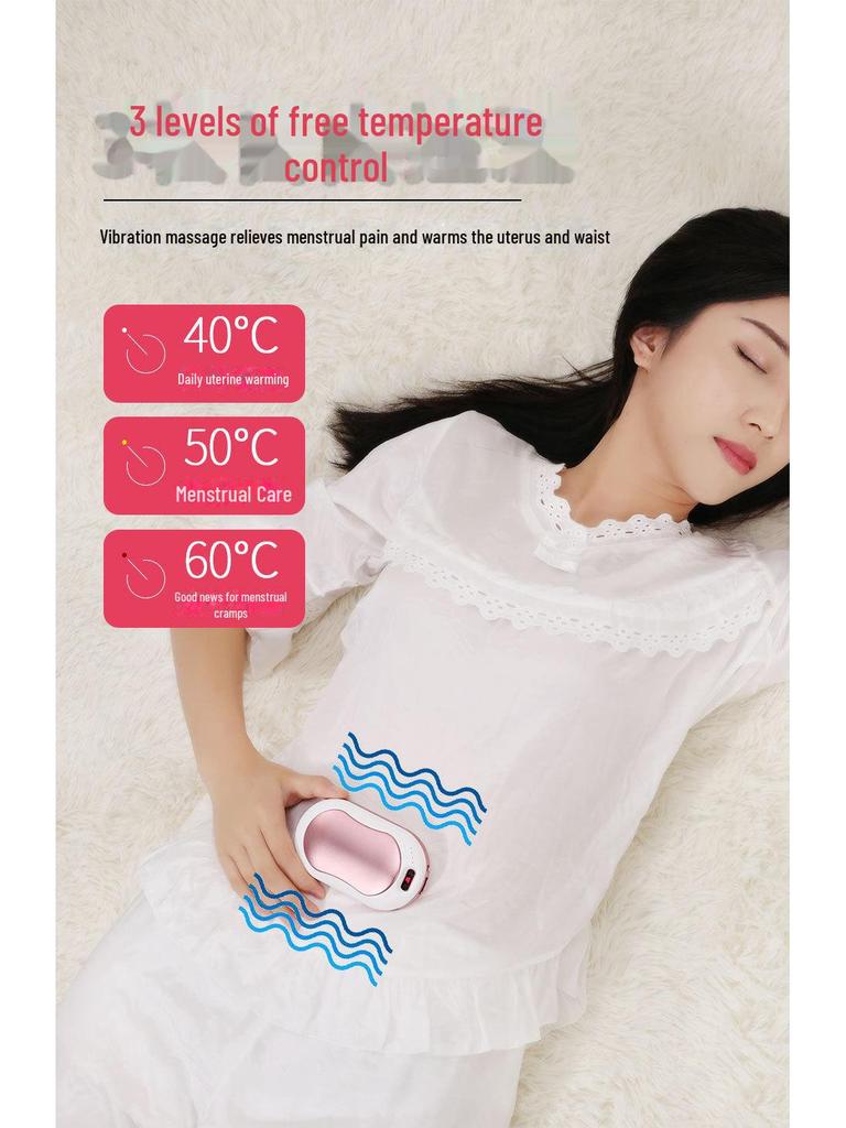 Dual-Function Hand Warmer & USB Power Bank with Heating & Vibration Massage