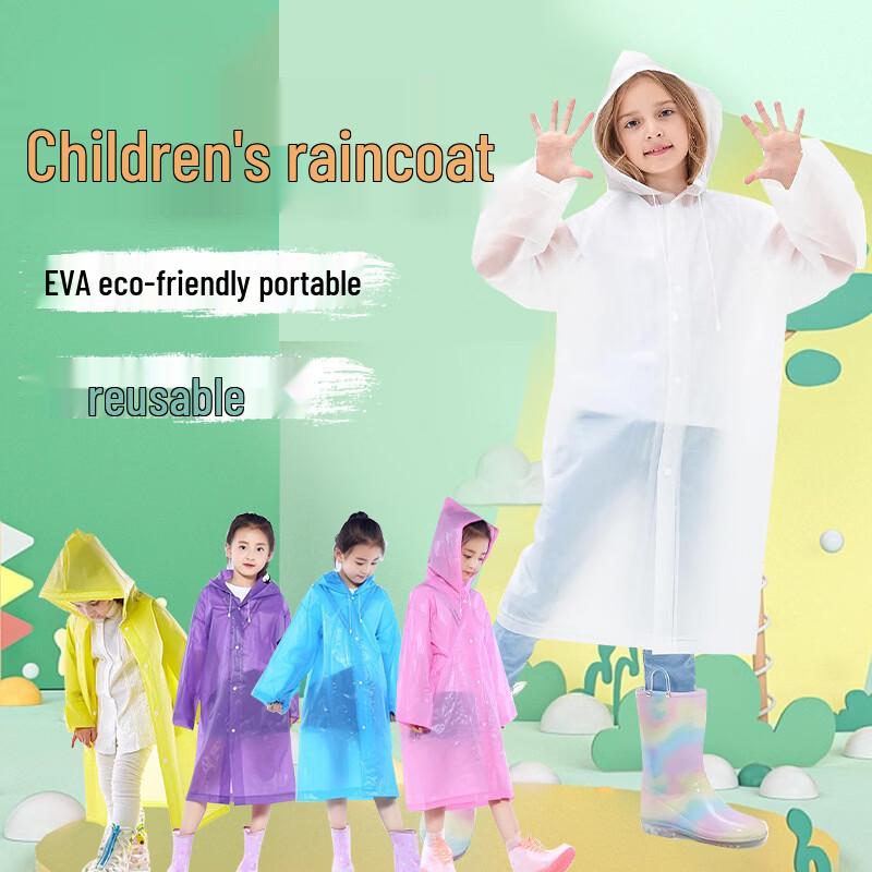 Xiaoxianyu Children s EVA Raincoat Children s