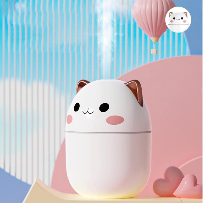 250ml Mini Air Humidifier USB Cool Mist Aroma Diffuser with Colorful Light Home Bedroom Car Humidifier Purifier