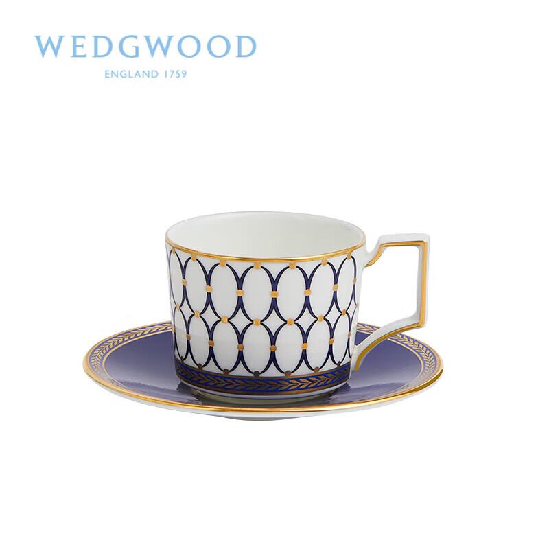 Wedgwood Golden Years Midnight Blue Coffee Cup & Saucer Set