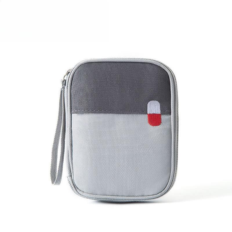 1 Stück Tragbares medizinisches Set, Aufbewahrung von Notfallvorräten für zu Hause, Outdoor-Auto-Medizinset, Medizinaufbewahrungstasche mit großem Fassungsvermögen