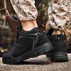 Fashion High-Top Adventure Sneakers Durable Grip Non-Slip Lace-Up Comfort Ideal for Hiking Boots Men Footwear Outdoor Motorcycle Boots