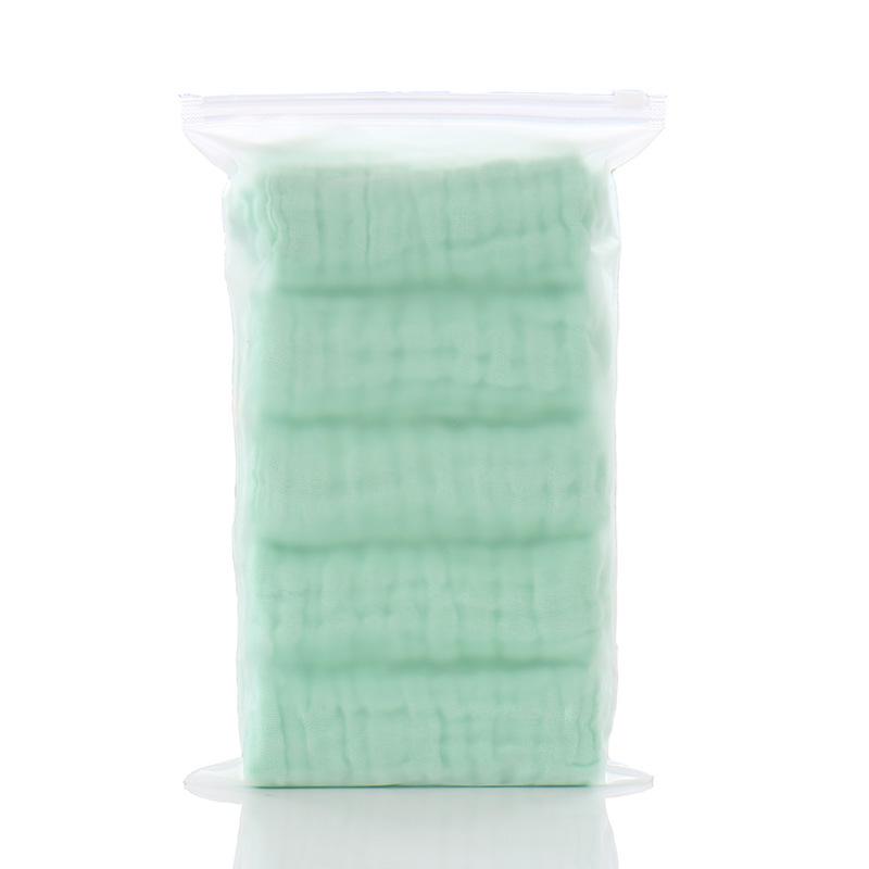 5Pcs/lot 6 Layers Cotton Soft Baby Towels Baby Face Towel Handkerchief Bathing Feeding Face Washcloth Wipe Burp Cloth