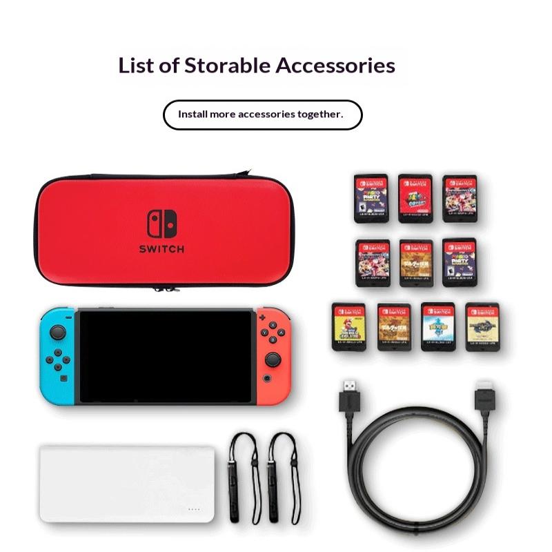 Travel Carrying Protective Case For Oled Ns Console Eva Hard Shell Storage Bag Pouch For Switch 2 Accessories