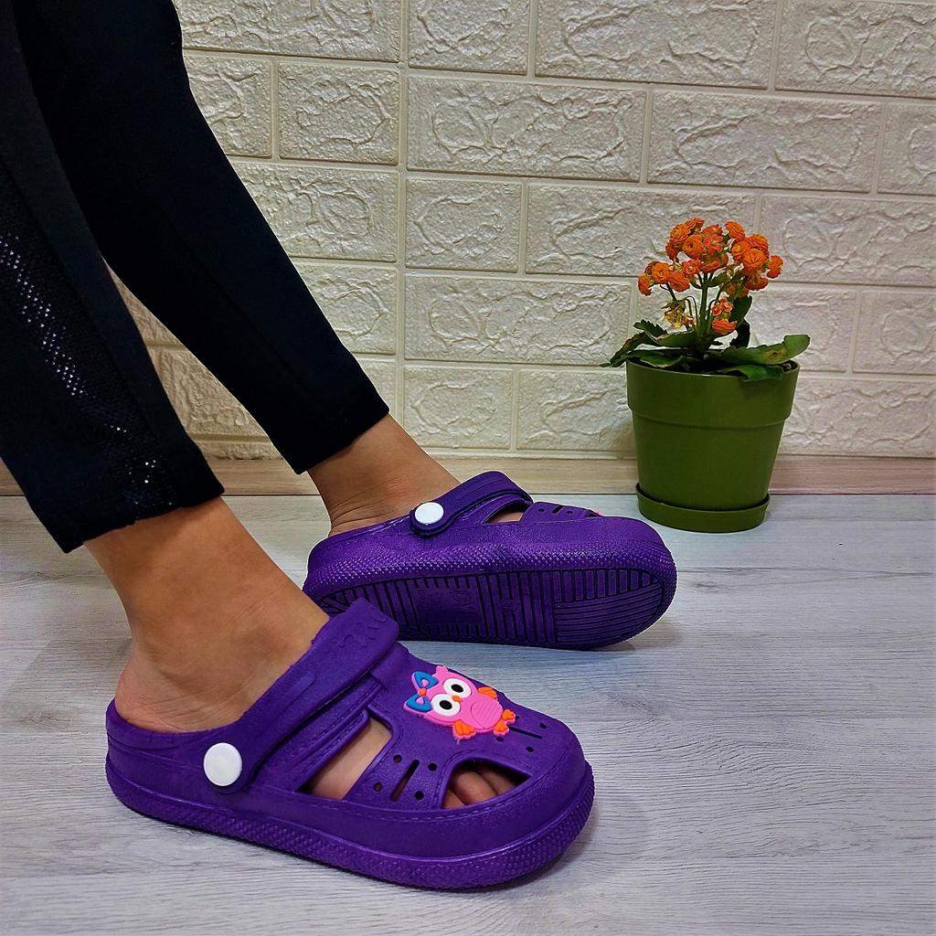 Da-Ye 1001 P Lila Off-the-Front matschige rutschfeste Sandalen und Hausschuhe