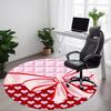 1pc Heart Bows Carpet for Office, Non-slip, Soft and Durable Office Rug, Perfect for Office Yy260128076