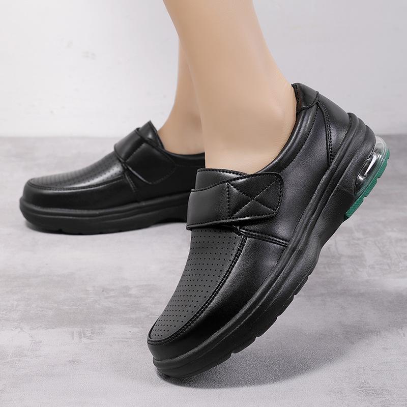 2025 Scarpe da Ginnastica da Viaggio all'Aperto Scarpe da Viaggio all'Aperto Pelle PU Velcro Piatte Scarpe da Mamma