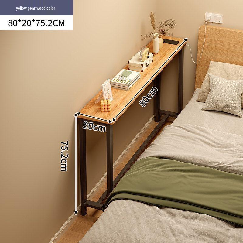 Wall-Leaning Bedside Gap Storage Rack