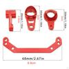 Aluminum Alloy Steering Assembly RC Car Accessories,Spare Parts Sturdy Upgrade Metal Replacement for