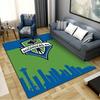 The Seattle Sounders FC Carpet Rug for Living Room Bedroom Home Sofa Decoration, Kids play Non-slip Floor Mat