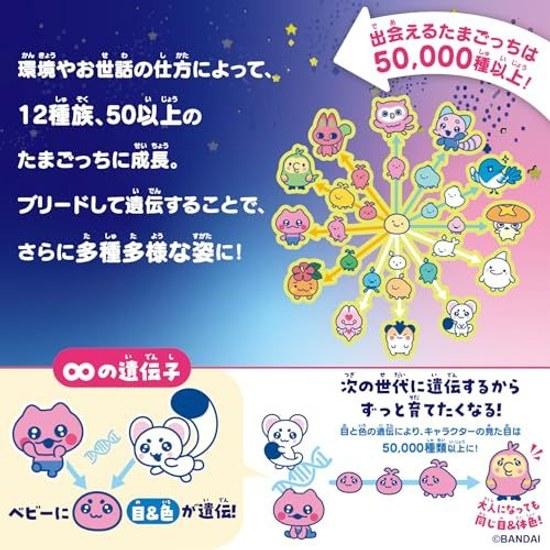 BANDAI Tamagotchi Paradise - Orange Tropics Premium Set (Includes Tamalabo Sticker Okojoch Paroroc) Recommended Age 6 Years Older